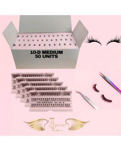 10D LASHES MEDIUM 50 UNITS
