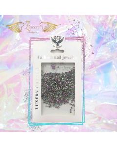 LJ CRYSTAL AB PINK BACK #6
