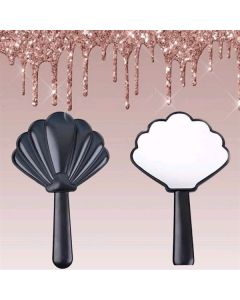 MAKE UP MIRROR BLACK SHELL