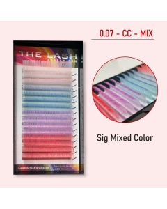 Color Lashes - 0.07 CC - Sig Mixed Color CC