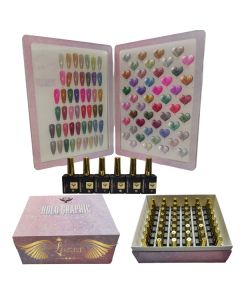 LJ SECRET HOLOGRAPHIC GEL POLISH FULL SET 48 COLORS