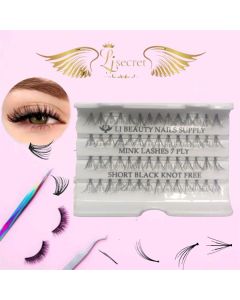 LJ LASHES 7PLY SINGLE SHORT