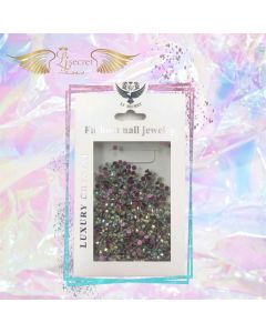 LJ CRYSTAL AB PINK BACK #10