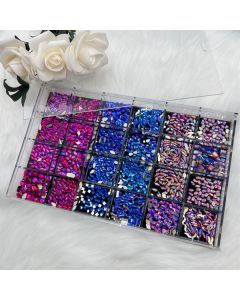 LJ SECRET CRYSTAL SET SIAM AB,TEA AB&BLUE FLAME