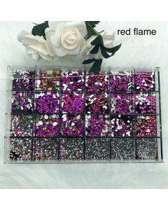 LJ SECRET CRYSTAL SET RED FLAME