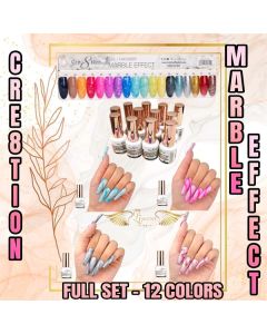 CRE8TION MARBLE EFFECT - FULL SET 12 COLORS