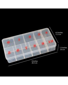 CRE8TION EMPTY PLASTIC TIP BOX CLOUDY
