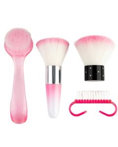 4 PCS NAIL DUST CLEANING BRUSH