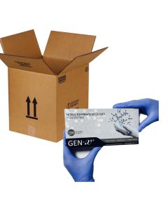 NITRILE GLOVES GEN-X 1 CASE XSMALL