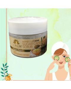 LA PALM SUGAR SCRUB HONEY PEARL 12 OZ
