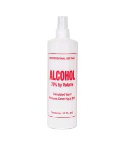 EMPTY ALCOHOL BOTTLE 8OZ W SPRAY CAP