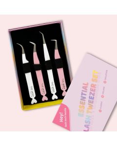 Premium Fiber Tip Tweezer - ESSENTIAL Set
