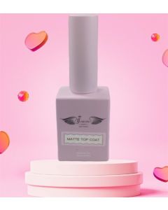 LJ SECRET MATTE TOP GEL IN PINK BOTTLE