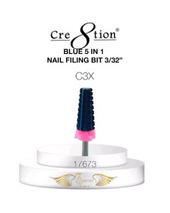 CRE8TION DRILL BIT 5IN1 BLUE 3/32 C3X