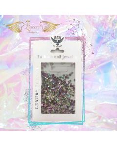 LJ CRYSTAL AB PINK BACK #12