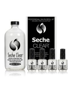 SECHE VITE KIT REGULAR BASE COAT CLEAR 16OZ + 4 0.5OZ