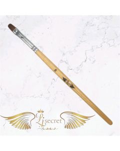 LJ SECRET WOODEN GEL BRUSH OVAL #8