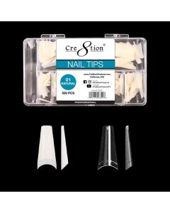 C8 NATURAL COFFIN TIP BOX 500 PCS #01