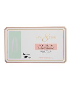 CRE8TION SOFT GEL ROUND SHORT 602 TIPS