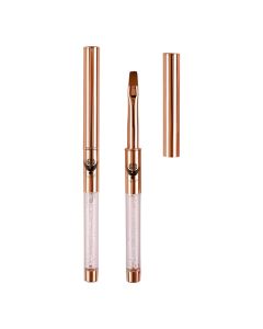 LJ SECRET GEL BRUSH SQUARE ROSE GOLD