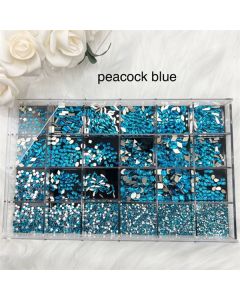 LJ SECRET CRYSTAL SET PEACOCK BLUE