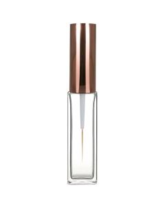 EMPTY NAILS ART CLEAR BOTTLE WITH CHAMPAGNE GOLD CAP