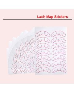 Lash Map Stickers (70pairs）