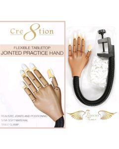 CRE8TION FLEXIBLE TABLETOP JOINTED PRACTICE HAND