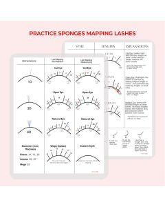 Lash Sponges for Practice with Map