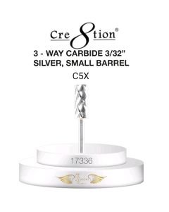 CRE8TION DRILL BIT SMALL BARREL 3/32 C5X SILVER