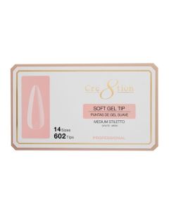 CRE8TION SOFT GEL STILETTO MEDIUM 602 TIPS