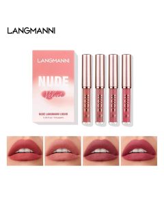 LANGMANNI NUDE LIQUID LIPSTICK PACK OF 4