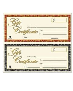 GIFT CERTIFICATE BOOK