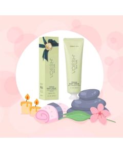 VOESH GREEN TEA VEGAN BODY CREAM TUBE 100ML