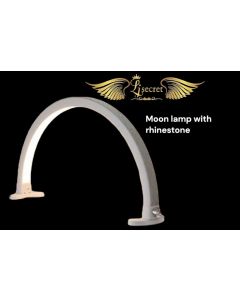 HALFMOON LAMP RHINESTONE - WHITE