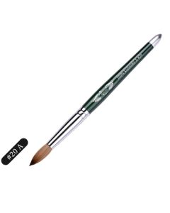 LJ FOREST GREEN KOLINSKY BRUSH A#20