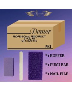 DEMERT PEDICURE KIT 3PCS PK3