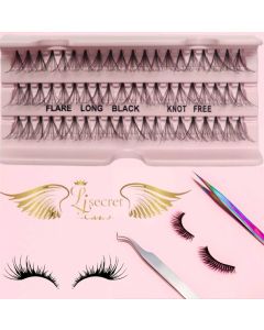 20D SINGLE LASHES LONG BLACK