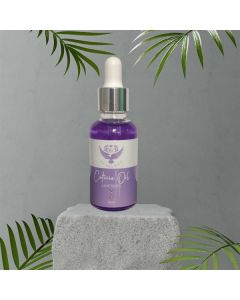 LJ CUTICLE OIL GLASS DROP 30ML LAVENDER