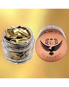 LJ SECRET FOIL 2OZ JAR LIGHT GOLD