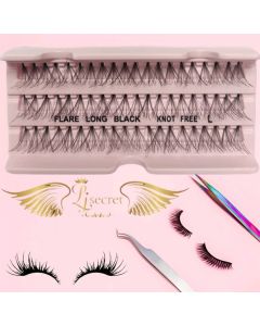 16D SINGLE LASHES LONG BLACK