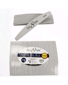 CRE8TION ZEBRA HARBOR BRIDGE NAIL FILE 50PCS 80/80