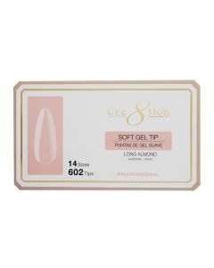 CRE8TION SOFT GEL ALMOND LONG 602 TIPS