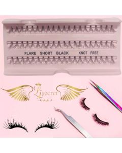 10D SINGLE LASHES SHORT BLACK