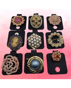BIG RHINESTONE BROOCH PIN