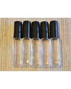 EMPTY BLACK CAP DESIGN BOTTLE