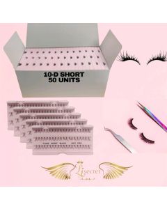 10D LASHES SHORT 50 UNITS